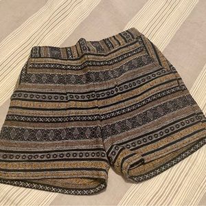 Waiwear embroidered shorts - size M